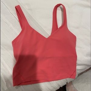 pink lulu lemon align tank
